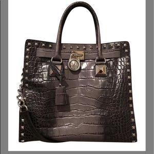 Michael Kors “Hamilton” Crocodile Print